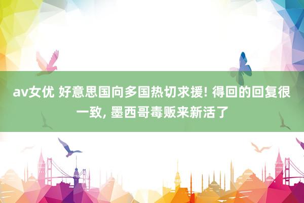 av女优 好意思国向多国热切求援! 得回的回复很一致， 墨西哥毒贩来新活了